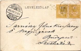 1900 Részeg szamarak / Drunk donkeys. litho (Rb)