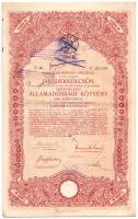 Budapest 1917. "A magyar korona országai 6%-kal kamatozó Járadékkölcsön" államadóssági köt...