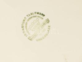 3 db karácsonyi tányér, német, jelzett, fajansz, mázrepedésekkel, d: 24,5 cm