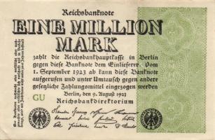 Német Birodalom / Weimari Köztársaság 1923. 1.000.000M (6x) azonos cégjelzéssel T:I,I-