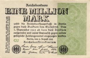 Német Birodalom / Weimari Köztársaság 1923. 1.000.000M (6x) azonos cégjelzéssel T:I,I-
