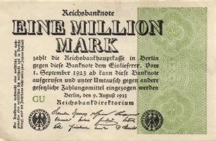 Német Birodalom / Weimari Köztársaság 1923. 1.000.000M (6x) azonos cégjelzéssel T:I,I-