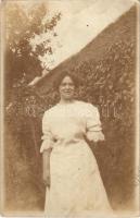 1907 Galgóc, Frasták, Hlohovec; hölgy / lady. photo (EB)