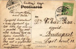 1907 Galgóc, Frasták, Hlohovec; hölgy / lady. photo (EB)