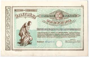 Budapest 1939-1943. "Hangya Termelő-Értékesítő és Fogyasztási Szövetkezet" üzletrésze 100P-ről (2x) + 500P-ről + 1000P-ről (2x), szelvényekkel, szárazpecséttel T:II folt