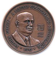 Szabó Imrefia Béla / Szabó Géza 2010. "Richter Gedeon a magyar gyógyszeripar megteremtője / Tisztelet az elődöknek - MÉE (Magyar Éremgyűjtők Egyesülete) Gyöngyösi Csoport" kétoldalas bronz emlékérem (42,5mm) T:1
