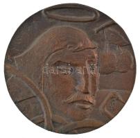 Farkas István Béla (1915-2005) DN "Paul Gauguin" kétoldalas bronz emlékérem (85mm) T:1-