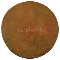 1975. "Felszabadulás 1945-1975" egyoldalas bronz emlékérem (98mm) T:2