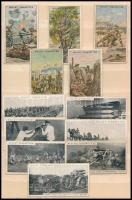 12 db angol cigaretta gyűjtőkép, 4×7 cm