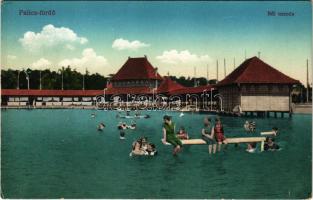 Palics fürdő, Palic; női uszoda. Heumann Mór kiadása / women bath, spa (fl)