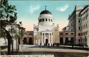 1912 Zadar, Zara; Zenski licej sv. Dimitrija / Coleggio di S. Demetrio / womens lyceum, boarding school (EK)