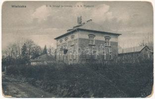 1914 Wieliczka, C. k. Urzad pocztowy / k.k. Postamt / post office (EM)