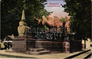 Klagenfurt (Kärnten), Lindwurmbrunnen / fountain (EK)