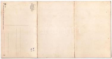 Lovran, Lovrana; 3-tiled folding panoramacard