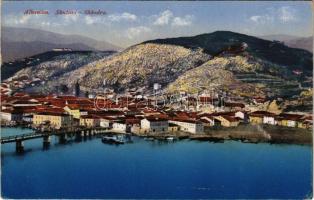 Shkoder, Shkodra, Skadar, Skodra, Scutari, Skutari; + M. kir. 1. sz. tengerpart védelmi népfölkelő zászló 2. század parancsnokság