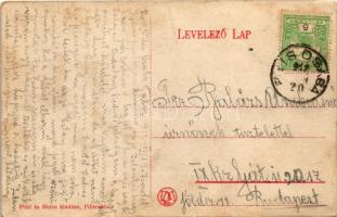 1912 Piliscsaba, tábori mise. Pohl és Hercz kiadása (ázott / wet damage)