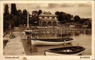1940 Balatonalmádi, Yachtklub, Duckó csónak