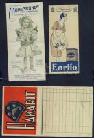 5 db klf számolócédula vegyes minőségben / 5 counting slips mixed quality