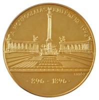 Lebó Ferenc (1960-) 1996. "A Honfoglalás emlékére 896-1896 / Árpád nagyfejedelem" kétoldal...