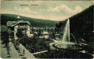 1907 Iglófüred, Bad Zipser Neudorf, Spisská Nová Ves Kupele, Novovesské Kúpele; Millenium Villa. Wlaszlovits Gusztáv (Rb)