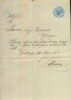 1848-1900 8 db okmány okmánybélyegekkel / 8 documents