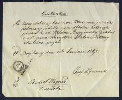 1848-1900 8 db okmány okmánybélyegekkel / 8 documents