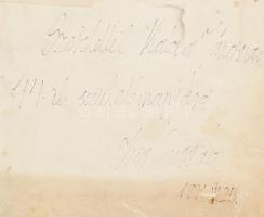 Kiss Gusztáv (1949- ): Kompozíció (cím nélkül). Nyomat, papír, jelzett, kis felületi sérüléssel. Hát...