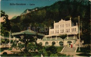 Herkules-fürdő, Baile Herculane; Kaszinó / casino (lyuk / pinhole)