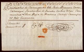 1772 Levél a Pozsonyi Helytartótanácstól gr. Pálffy Miklós aláírásáaval