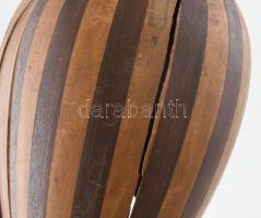 Stradini mandolin, eredeti dobozában, sérült, kopott, állapotban, h: 60 cm