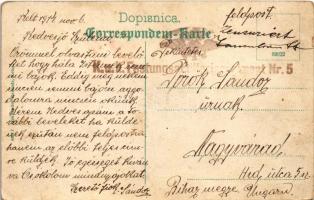 1914 Kotor, Cattaro; + "K.u.k. Festungsartillerieregiment Nr. 5." (EK)