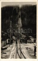 1942 Komandó, Comandau; faszállító iparvasút, sikló. Lichtenstein Henrik kiadása / industrial railway, timber transporting, funicular