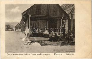 Ruszpolyána, Havasmező, Havaskő, Poienile de sub Munte, Ruspoiana (Máramaros); rutének / Ruthenen / Rusyns (EK)