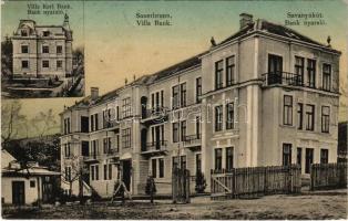 1912 Savanyúkút, Sauerbrunn; Bank nyaraló. Hönigsberg Frigyes kiadása / Villa (EK)