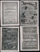 1947 Budapesti politikai plakátok, 10 db fotó, 9,5×12 cm