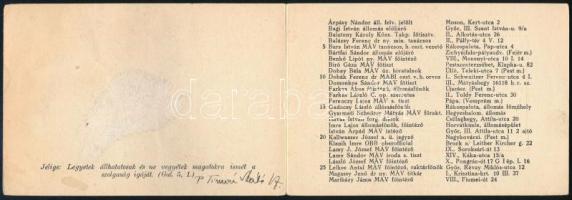 P. Tímár Máté (1895-1971) lelkipásztor aláírása Manréza emléklapon