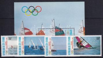 The Pre-Olympic year: Sailing set + block, Előolimpiai év: Vitorlázás sor + blokk