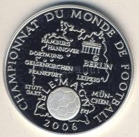 Kongó 2004. 10Fr Ag "Labdarúgó VB" T:PP