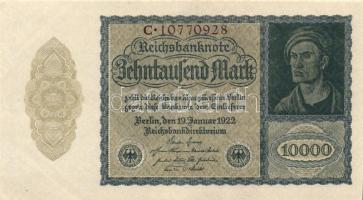 Német Birodalom / Weimari Köztársaság 1922. 10.000M T:I-