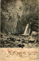 1905 Mehádia, Mehadia; Vízesés. Raich Sándor junior kiadása / Wasserfall / waterfall (fl)