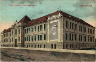 1908 Rimaszombat, Rimavská Sobota; Állami polgári és elemi leányiskola. Ifj. Rábely Miklós kiadása / girl school