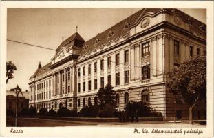 Kassa, Kosice; MÁV (Magyar Királyi Államvasutak) palota. Márton Jenő felvétele / palace of the Hungarian State Railways