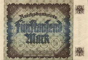 Német Birodalom / Weimari Köztársaság 1922. 5000M(6x) T:I(többség),I-(1 db)