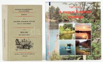 Lázár Kálmán - Kriesch János: Hasznos és kártékony állatainkról. I-II. rész (egy kötetben). I. rész: Emlősök, madarak, hüllők. II. rész: Halak. Bp., 1988, ÁKV. Reprint kiadás. Kiadói kartonált papírkötés. + Vígh József: A magyar horgászat krónikája. Bp., 1987, Interpress. Kiadói egészvászon-kötés, kissé sérült kiadói papír védőborítóban.