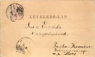 1899 (Vorläufer) Segesvár, Schässburg, Sighisoara; Megyeház. Zeidner H. kiadása. Schäser A. fénynyom...