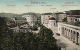 Baden bei Wien with hotel and café