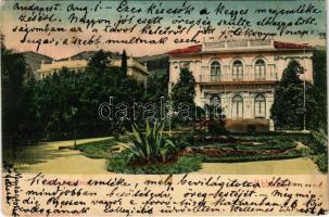 1905 Abbazia, Opatija; Villa Angiolina. A. Dietrich (EK)