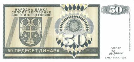 Bosznia Szerb Köztársaság 9db klf modern bankjegy T:I