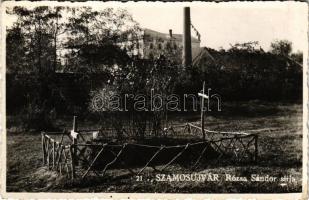 1941 Szamosújvár, Gherla; Rózsa Sándor sírja / tomb of Sándor Rózsa, the legendary Hungarian outlaw (highwayman) (EK)