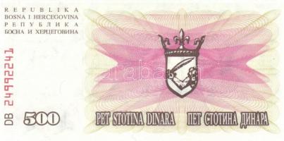 Bosznia-Hercegovina/Muszlim Köztársaság 10 db klf modern bankjegy benne "novcsani bon" T:I